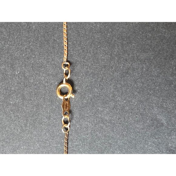 14K Gold Filled Sarah Cov Box Chain Necklace 18" With Spring Ring Clasp - Picture 3 of 6